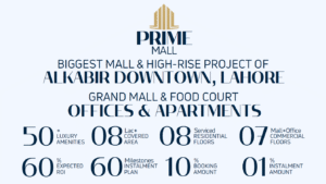 Prime Mall Lahore – Tallest High-Rise on Raiwind Road, Al Kabir Downtown