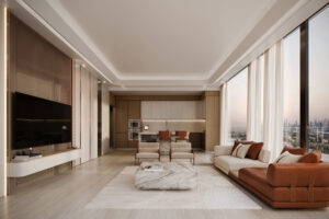 Binghatti Vintage apartment interiors Dubai