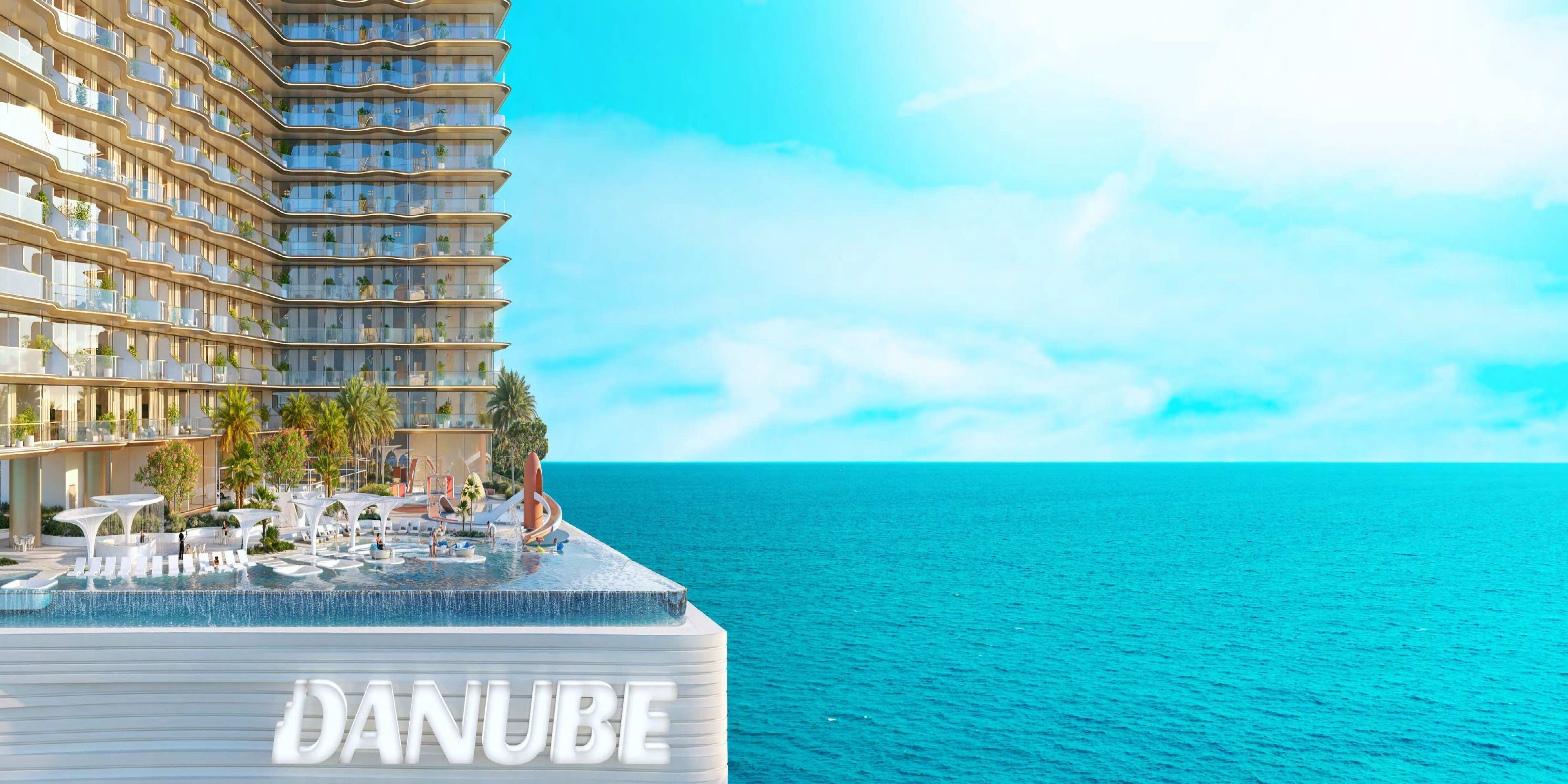Breez By Danube waterfront residential tower in Dubai Maritime City