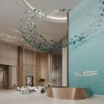 Luxury apartment interior at Binghatti Aquarise Business Bay Dubai