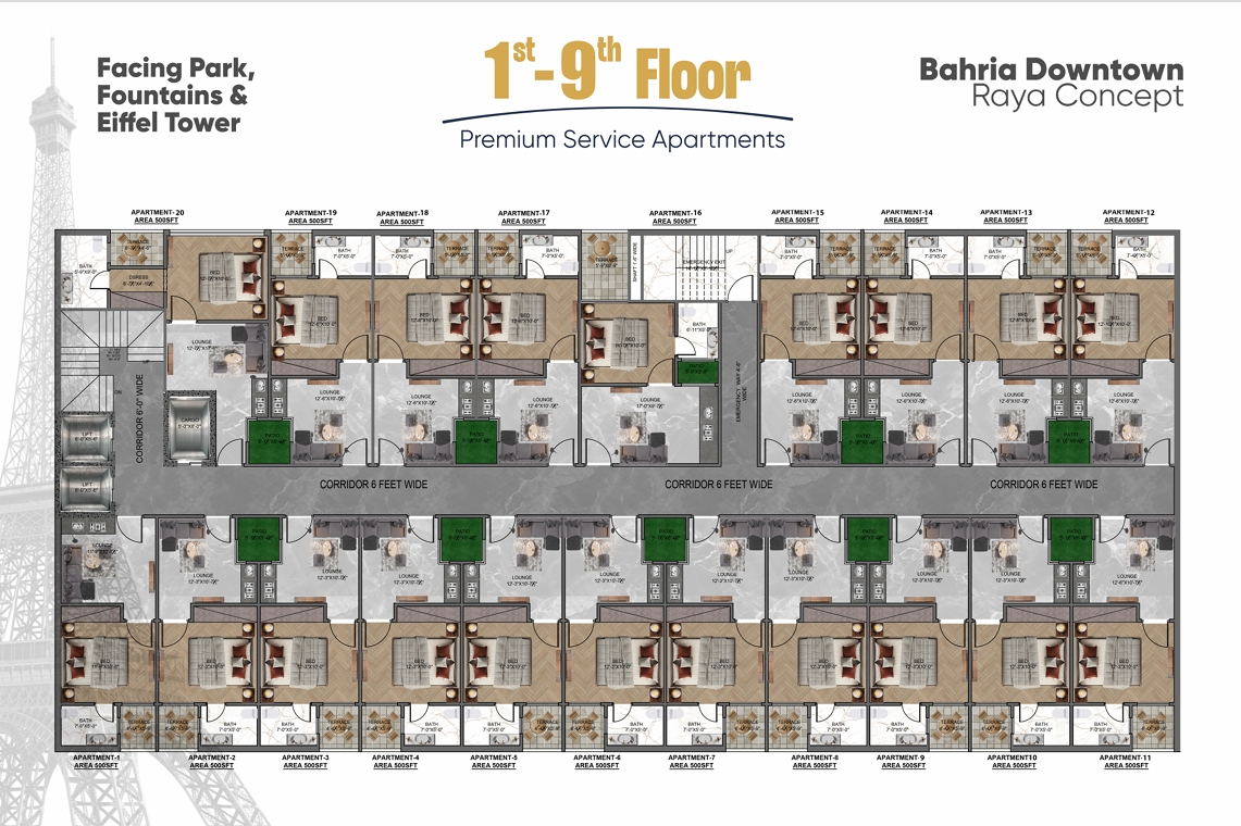 Grand 15 floor plan
