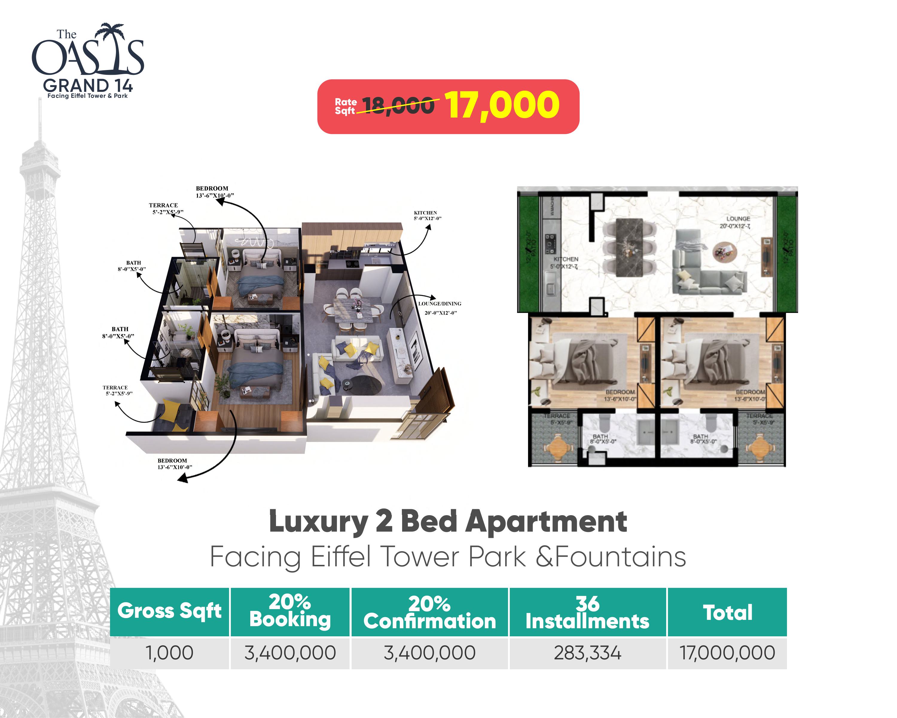 Grand 14 Residential Payment Plan