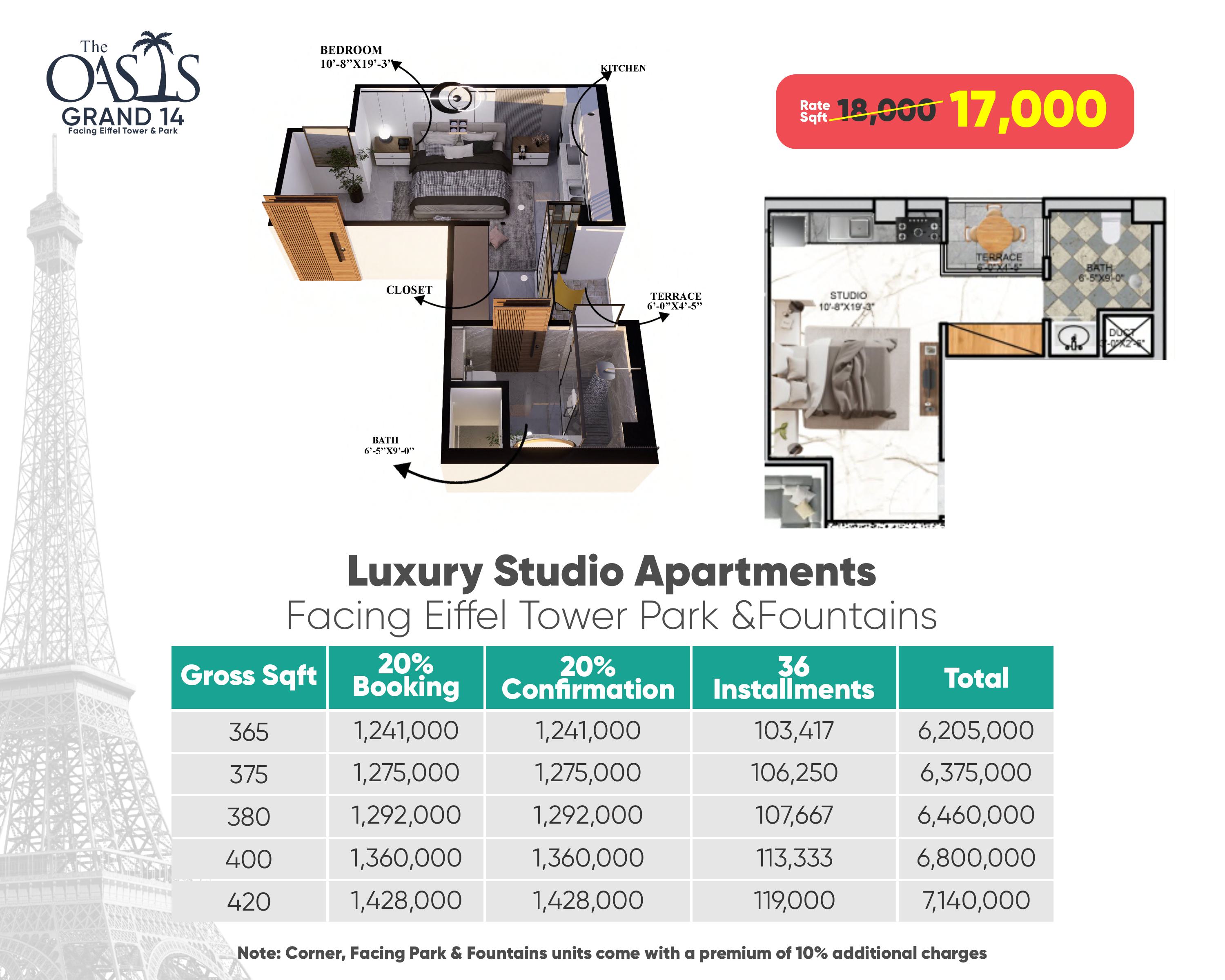 Grand 14 Residential Payment Plan